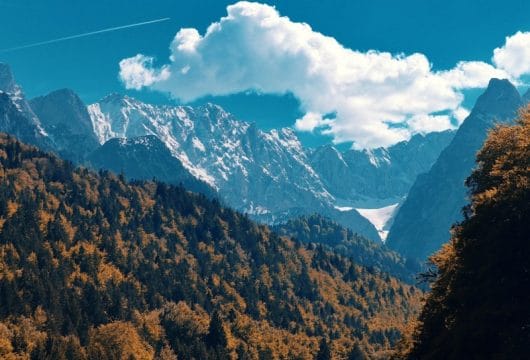 Alpenpanorama bei Garmisch