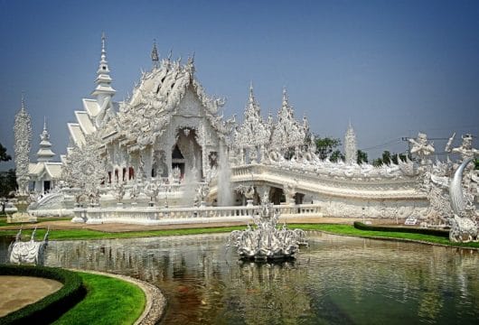 Wat Rong Khun in Chiang Rai, Thailand
