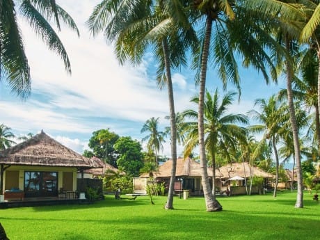 Gartenanlage des Puri Bagus Lovina