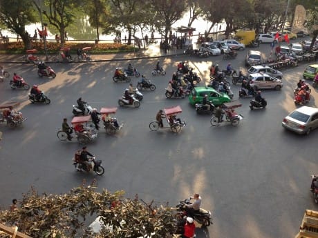 Unterwegs in Hanoi