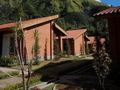 Außenbereich des Bromo Terrace Hotel