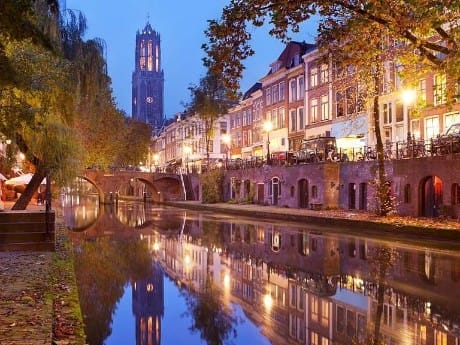 Aussicht im Park Plaza Utrecht 