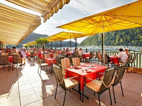 Hotel Donauschlinge, Terrasse