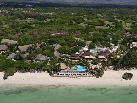 Kenia-Hotel Leopard Beach aus der Luft