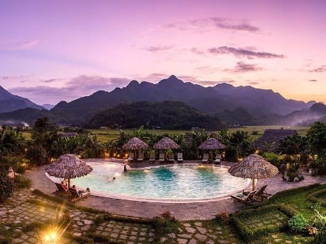 Außenpool der Mai Chau Ecolodge