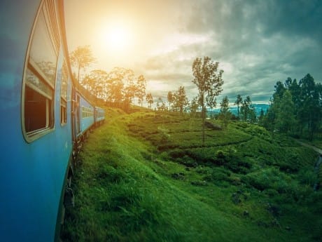 Zugfahrt Sri Lanka