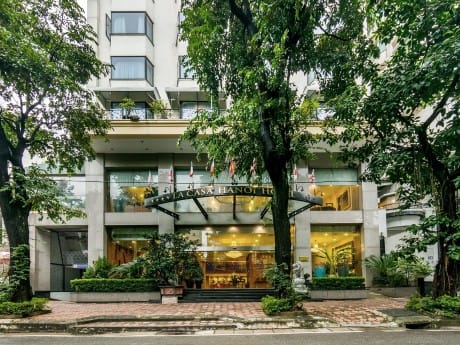 Das Lacasa Hotel von außen