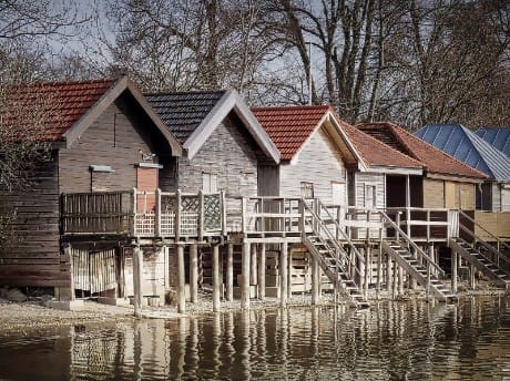 Bootshäuser am Ammersee