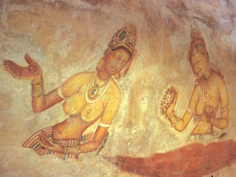 Wandbemalung Löwenfelsen