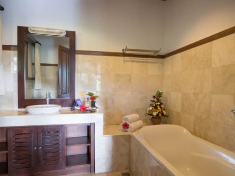 Beispielbadezimmer des Ananda Cottages