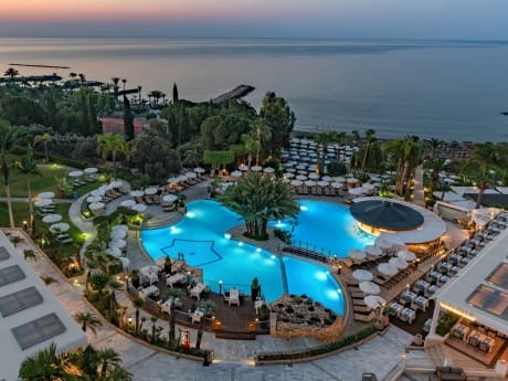 Luftaufnahme des Mediterranean Beach