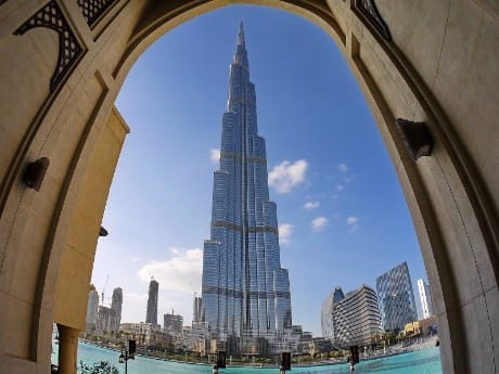 Das Burj Khalifa in Dubai