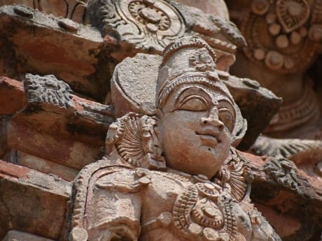 Tanjore tempel Statue
