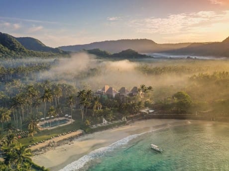 Das Candi Beach am Morgen