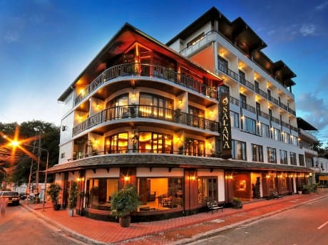 Außenansicht des Salana Boutique-Hotels