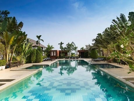 Der Pool des Treasure Resorts