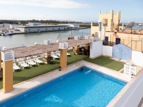 Der Dachterrassenpool des Soho Puerto