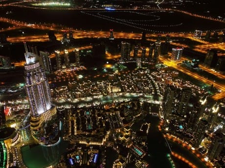 Luftbild Dubai Downtown