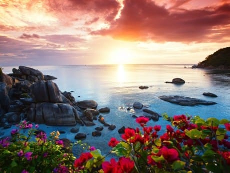 Sonnenuntergang auf Koh Samui