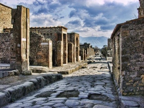 Italien-Pompeji-Gasse