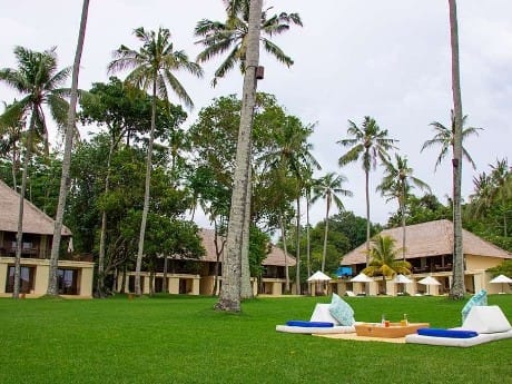 Gartenanlage des Alila Manggis