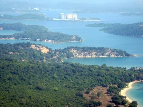 Die Bucht von Trincomalee