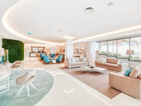 Die Lobby des Hotel Vila Baleira