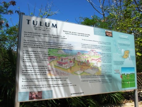 Gelände Ausgrabungsstätte Tulum