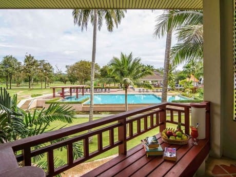 Balkon im Novotel Chumphon Beach