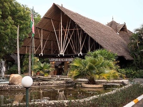 Kenia - Hotel Leopard Beach Eingang