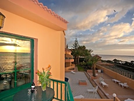 Aussicht vom Balkon des Tres Palmeras