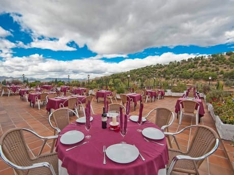 Hotel Porcel Alixares Terrasse